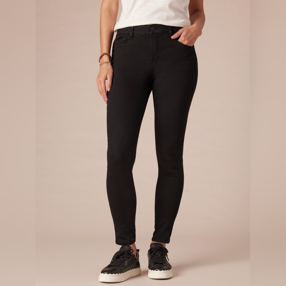 Democracy Absolution Black Shaping Skinny Jeans High Waisted Rise Denim Size 6